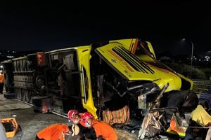Kecelakaan Bus di Tol Krapyak Semarang, Polisi Dalami Dugaan Sopir Minim Jam Terbang