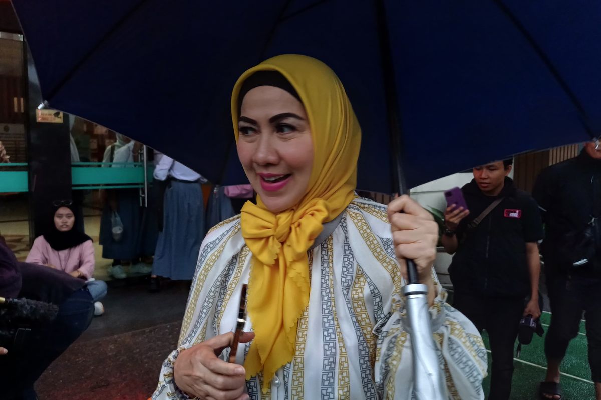 Venna Melinda saat ditemui di Pengadilan Agama (PA) Jakarta Selatan, Selasa (19/11/2024).