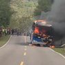 Bus Antarnegara Rute Kupang-Dili Timor Leste Terbakar