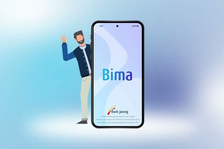 Cara daftar dan aktivasi m-banking Bank Jateng atau Bima Mobile dengan mudah tanpa harus ke kantor cabang