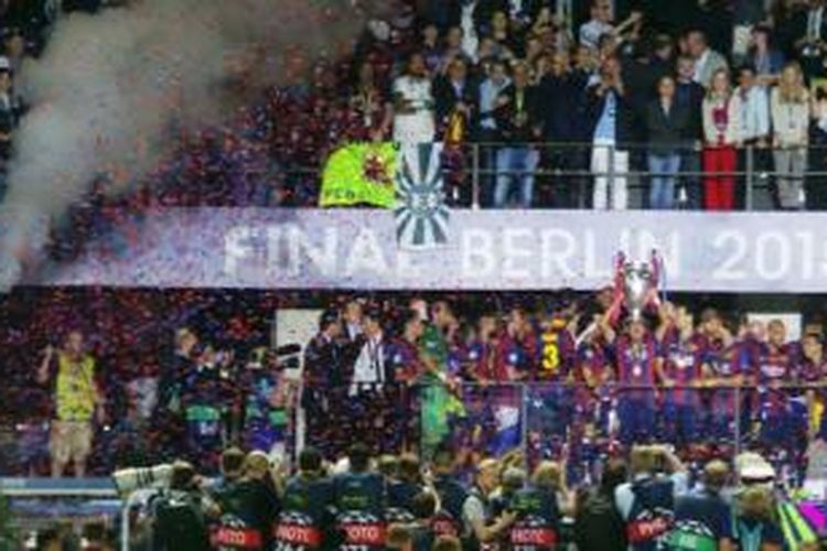 Barcelona menjuarai Liga Champions 2015. 