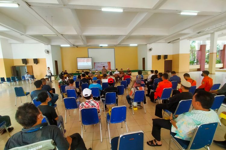 Kegiatan pelatihan Masjid Tangguh Bencana yang digelar oleh Lembaga Penanggulangan Bencana Majelis Ulama Indonesia (LPB MUI) pada 14-17 November 2022.