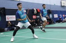 All England 2023: Fajar Alfian dkk Latihan Perdana, Wajah Ceria dan Penuh Semangat