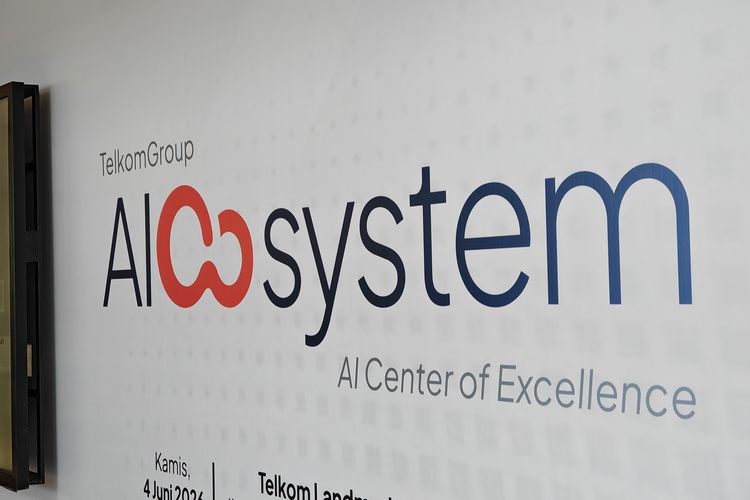 Logo AICosystem, ekosistem solusi AI dari Telkom