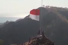 Di Puncak Bukit Kemerdekaan, Para Pemuda di Perbatasan Timor Leste Kibarkan Sang Merah Putih