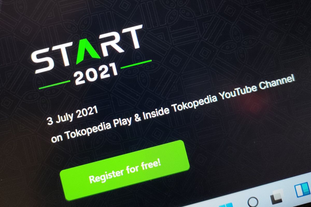 Ilustrasi Tokopedia Start Summit 2021.