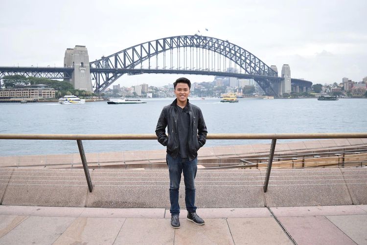 Mario Johan Hartono adalah satu dari ratusan mahasiswa internasional yang akan tiba di Sydney pekan depan lewat program khusus.