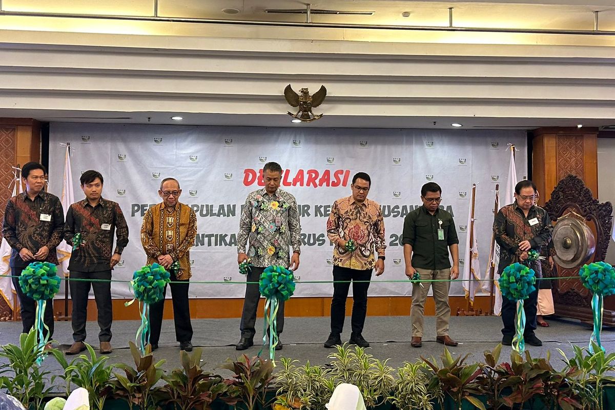  Ketua PPKN Darmini Lesmana dalam jumpa pers di Jakarta, Kamis (2/3/2023).