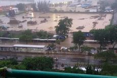 Hujan sejak Minggu Malam, Ini Titik Genangan Banjir di Jakarta