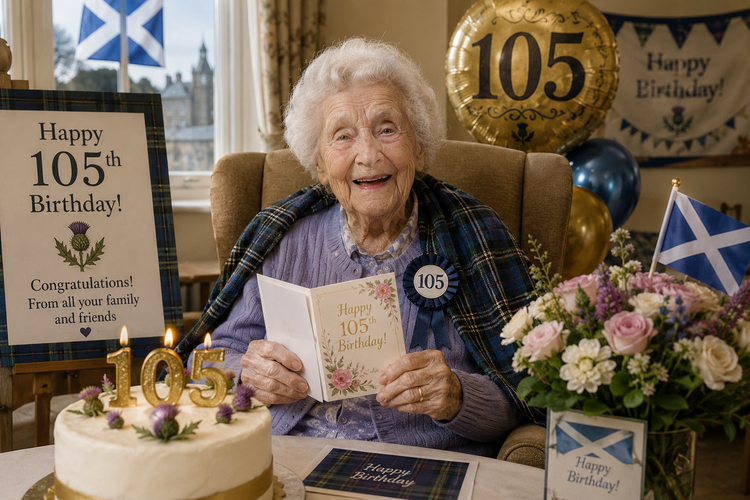 Resep Umur Panjang Centenarian 105 Tahun di Skotlandia, Dapat Ucapan dari Raja Charles