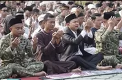 Shalat Istisqa Digelar di Korem 091 Samarinda, TNI-Polri dan Warga Berdoa Memohon Hujan untuk Atasi Karhutla