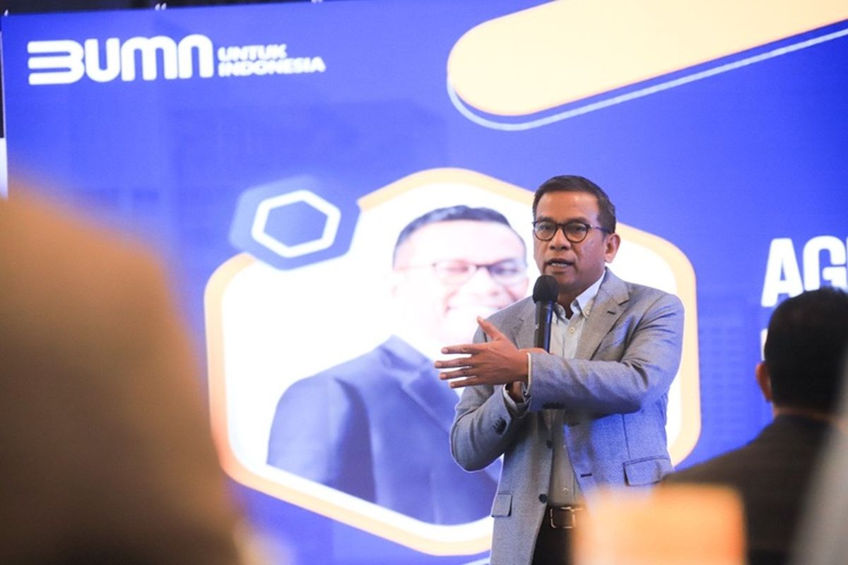 Direktur Bisnis Wholesale dan Kelembagaan BRI Agus Noorsanto. 