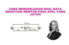 Cara Mengerjakan Soal Gaya Gravitasi Newton pada Apel yang Jatuh