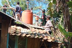 Hujan Disertai Angin Kencang di Ciamis, 3 Rumah Rusak Tertimpa Pohon