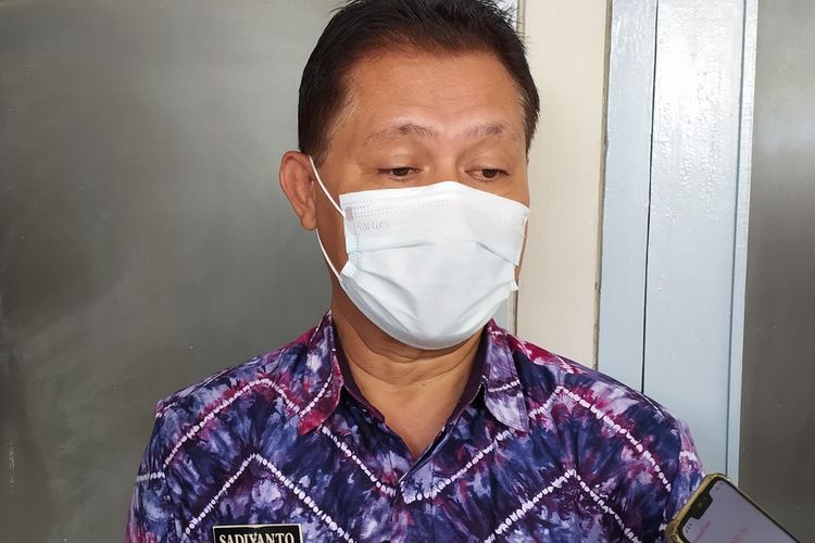 Kepala Dinkes Banyumas Sadiyanto di Graha Satria kompleks Setda Banyumas, Jawa Tengah, Rabu (6/1/2021).