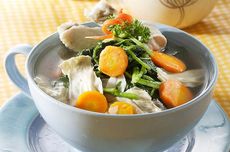 Resep Sayur Bening Bayam Kembang Tahu, Ide Menu Sarapan Sehat