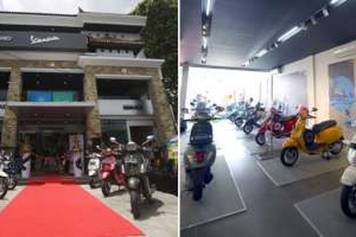 Diler baru Vespa dan Piaggio berkonsep Motoplex di Bali.