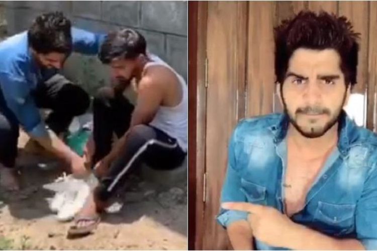 Mohit Mor. Artis TikTok yang tewas setelah ditembak orang tak dikenal di Delhi, India.