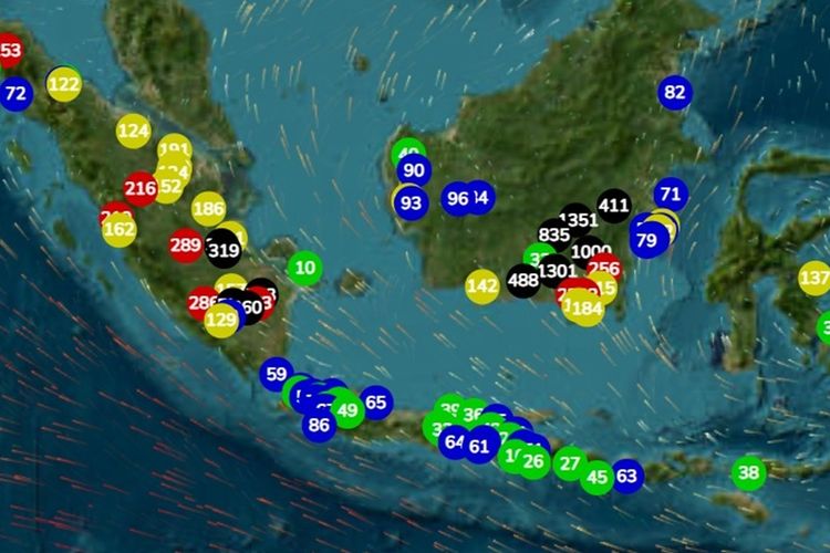 Black Category Air Quality in Several Areas Due to Forest Fires, Health Ministry Urges Protection for Vulnerable Groups
