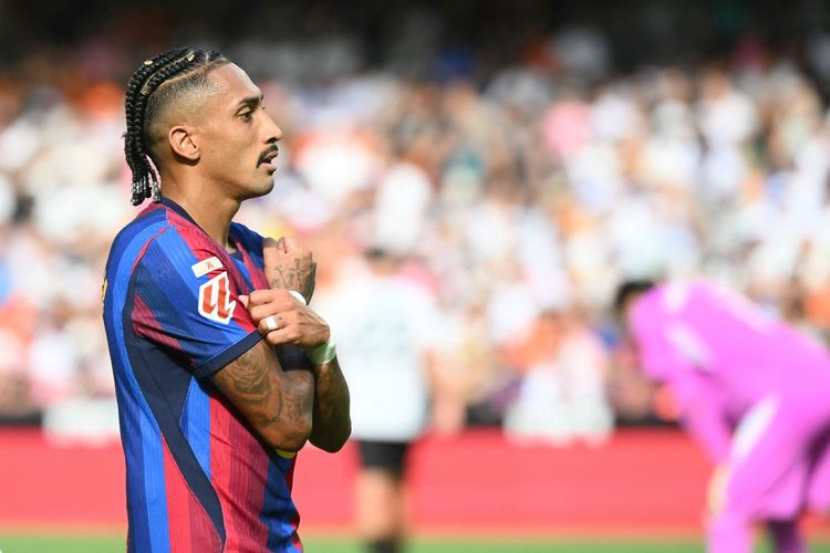 Raphinha Samai Rekor Gol Messi dan Lewati Statistik Ronaldo di Liga Spanyol