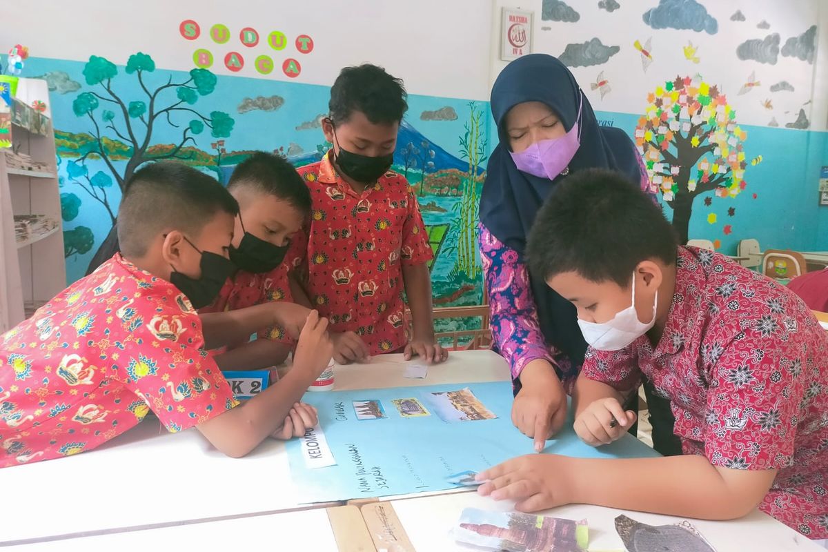 Ilustrasi pembelajaran siswa