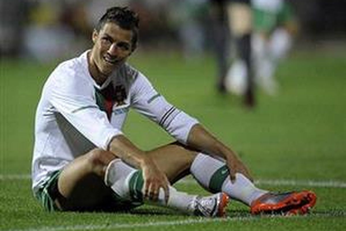 Gelandang Portugal, Cristiano Ronaldo.