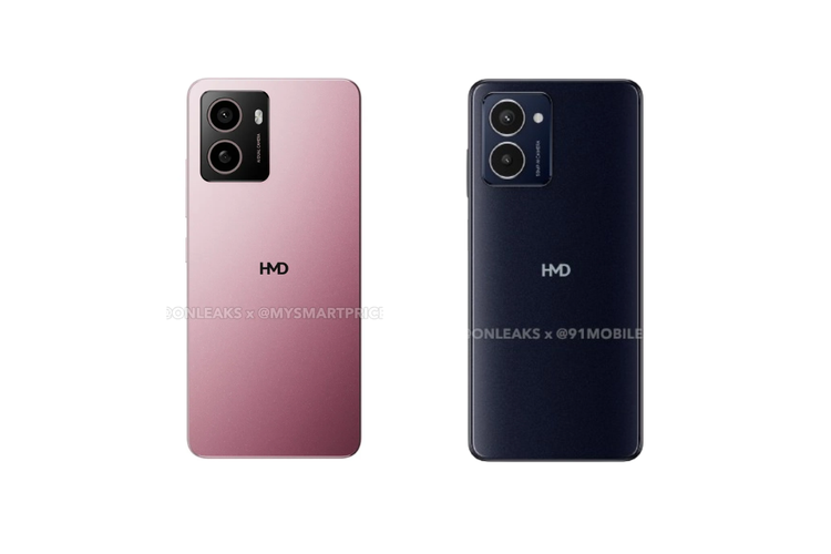 Bocoran tampilan ponsel HMD Pulse (kiri) dan HMD Pulse Pro (kanan)