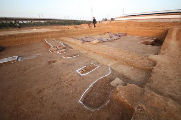 Situs penggalian makam Liu Zhi.