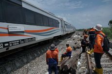 Terhambat Banjir, Kereta Api Mulai Bisa Melintas di Stasiun Karangjati-Gubug dengan Kecepatan Terbatas