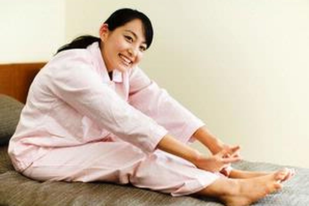 Lakukan peregangan ringan untuk mengumpulkan energi.