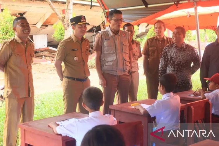 6 Bulan Siswa Belajar di Tenda, SDN 05 Batang Anai Segera Dibangun Pakai Dana Bantuan Swasta
