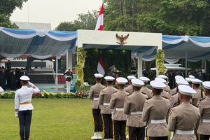 Prabowo Tiba di Upacara Peringatan Hari Kesaktian Pancasila di Lubang Buaya, Didampingi Gibran