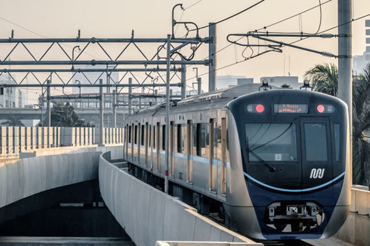 MRT di Jakarta.