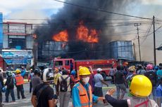 Kebakaran Hanguskan 6 Bangunan di Timika, Api Diduga Bermula dari Warung Pempek