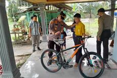 Pelajar SMP yang Gagalkan Aksi Begal di Riau Dapat Hadiah Sepeda dari Polisi