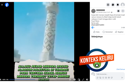 INFOGRAFIK: Video Menara Masjid Ditembaki di Irak Bukan Al Aqsa, Simak Penjelasannya