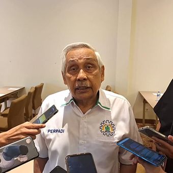 Ketua Umum Perpadi, Sutarto Ali Muso saat ditemui di Jakarta, Rabu (1/11/2023).