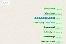 10 Cara Mengubah Tulisan di WhatsApp Menjadi Aesthetic, Mudah dan Praktis