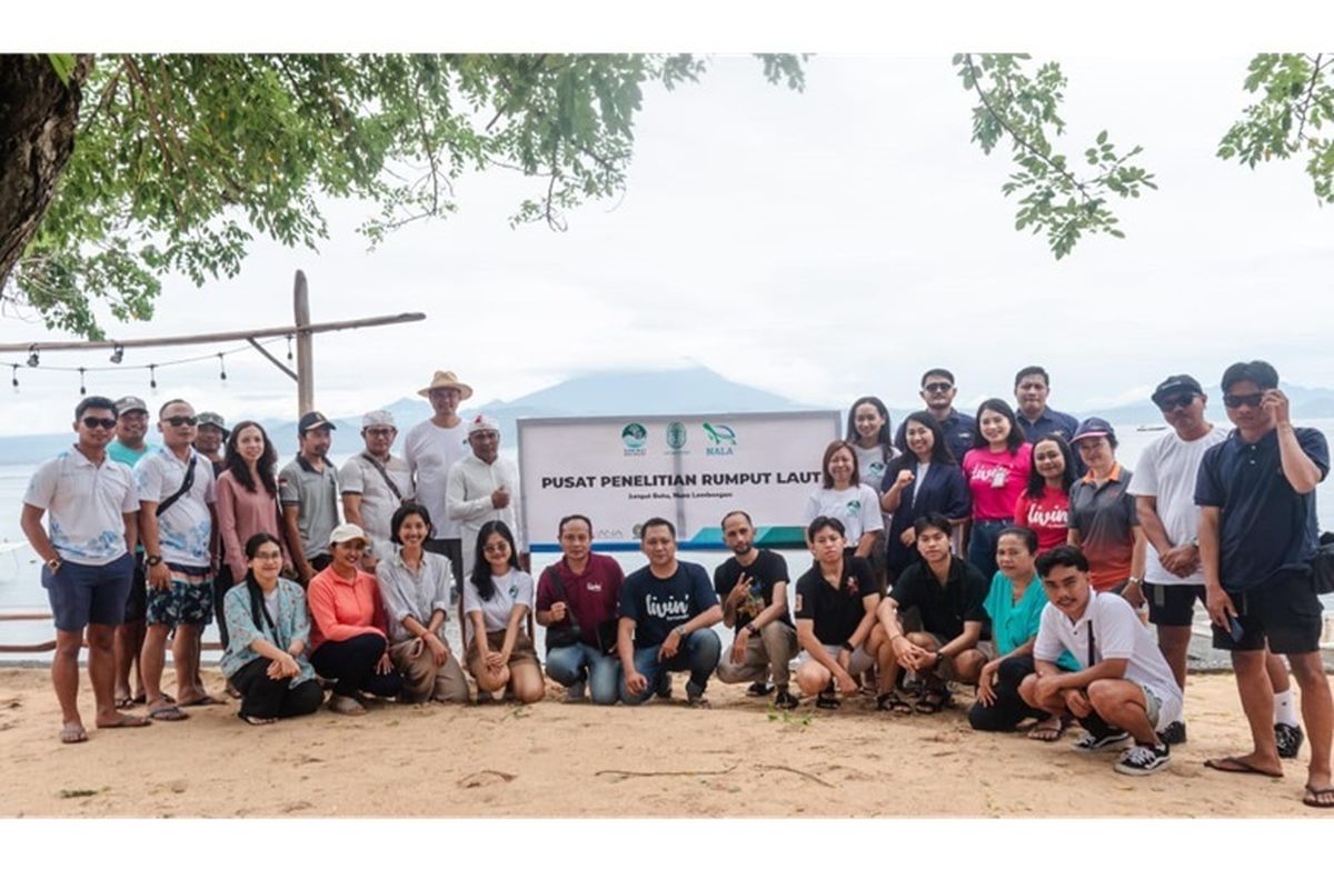 PT Sinergi Wana Segara (PT SIWA) meluncurkan Pusat Penelitian Rumput Laut di Nirvana Lembongan, Jungut Batu, Nusa Lembongan, Bali, Kamis (12/12/2024). 