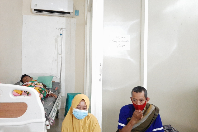 Kondisi Alwi, korban pembacokan di Lumajang, Jumat (25/2/2022)