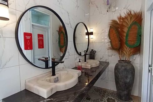 Mewahnya Toilet di SPBU Sukabumi, Serasa di Hotel Berbintang