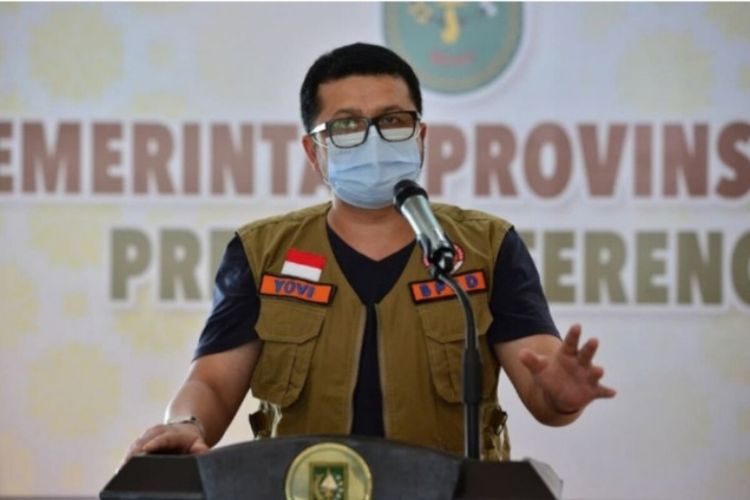 Juru Bicara (Jubir) Satgas Penanganan Covid-19 Riau dr Indra Yovi. Dok Pemprov Riau