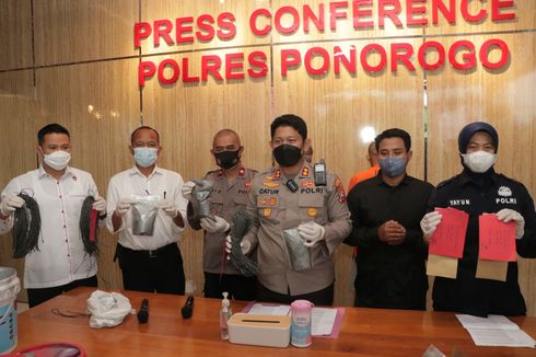 Produksi Serbuk Petasan, Seorang Pria di Ponorogo Ditangkap Polisi