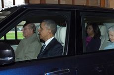 Kunjungi Istana Windsor, Obama Disopiri Suami Ratu Elizabeth II