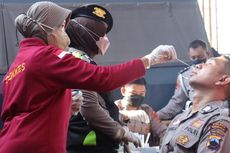 215 Personel Polres Sukoharjo yang Amankan Arus Mudik dan Balik Di-swab Antigen