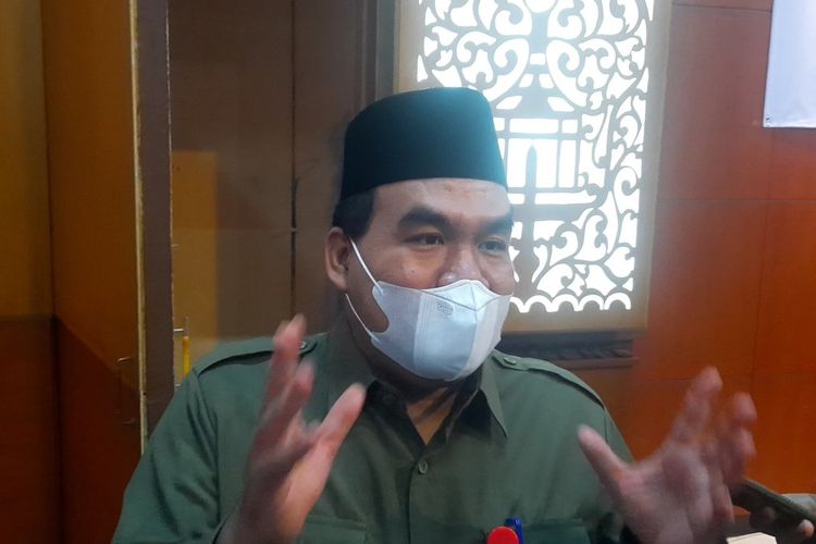 Bupati Blora, Arief Rohman usai rapat paripurna di DPRD Blora, Senin (15/11/2021)