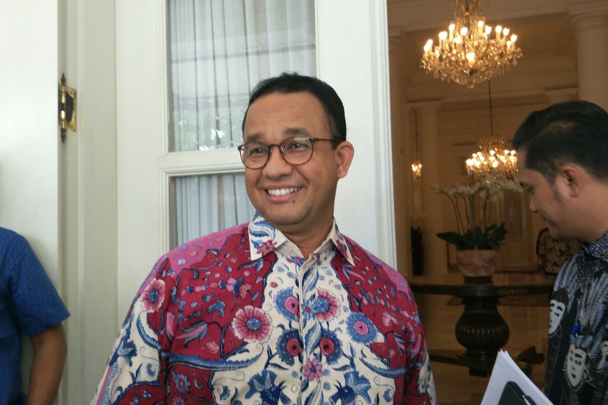 Gubernur DKI Jakarta Anies Baswedan di Balai Kota DKI Jakarta, Kamis (9/1/2020).