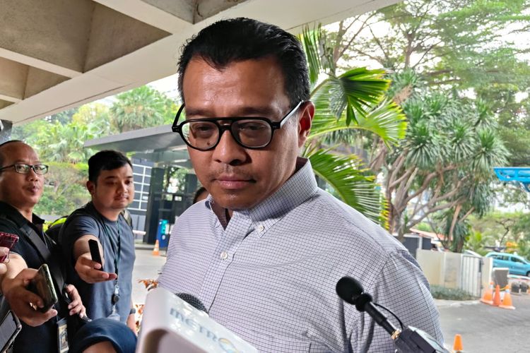 Andi Widjajanto saat masih menjabat Gubernur Lembaga Ketahanan Nasional (Lemhannas) ditemui di Gedung High End, Jakarta Pusat, Rabu (11/10/2023).