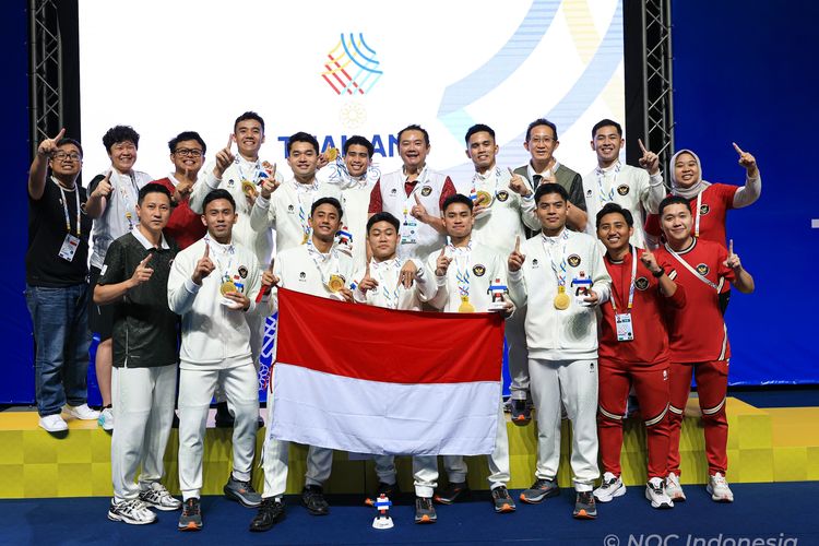 Indra Wijaya Apresiasi Perjuangan Pemain Muda Usai Tim Beregu Putra Juara Beruntun SEA Games