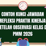 Contoh Kunci Jawaban Refleksi Praktik Kinerja setelah Observasi Kelas di PMM 2026